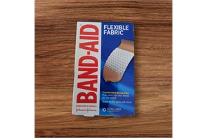 Band-Aid Extra Large Flexible Fabric Adhesive Bandages, 10 Count
