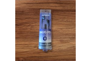 Magnavox MHP4820M-BK Gummy Earbuds w/mic, Black