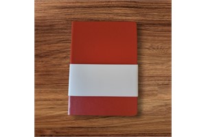 200-Sheet (400 Page) Custom-Made Hardbound Journal, 8.5" x 5.75", Red Cover - image 2