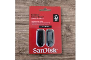SanDisk 32GB Cruzer Snap SuperSpeed USB 2.0 Flash Drive, 2 Pack