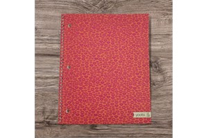 Yoobi Pink Lips 1-Subject Spiral Notebook