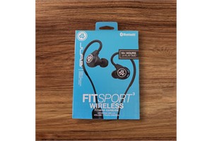 JLab Fit Sport 3 Wireless Fitness Earbuds, Black