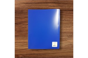 Three Leaf 2-Pocket Poly Portfolio Folder, 8.5" x 11", Asst. Colors