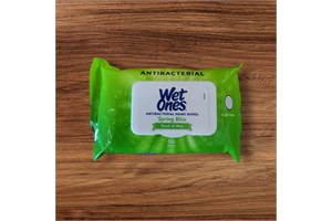 Wet Ones Antibacterial Hand Wipes, Spring Bliss, 50-Count