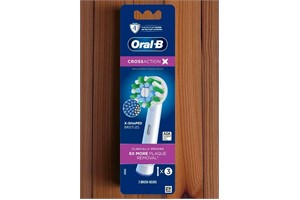 Oral-B CrossAction Electric Toothbrush Replacement Brush Heads, 3-Count