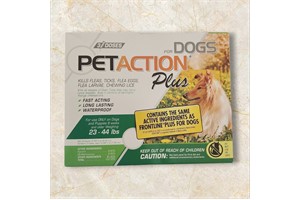 Pet Action Plus Flea/Tick Treatment for Medium Dogs