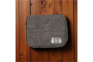 Configurable Electronics Travel Bag, Gray - image 2