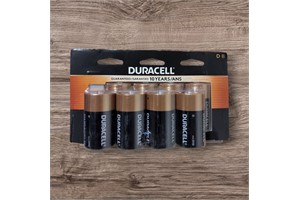 Duracell Coppertop D Batteries, 8-Pack