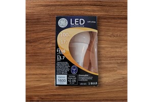 GE LED 17w Dimmable A21 Medium Base Light Bulb, Soft White
