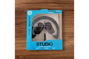 JLab - Studio Wired On-Ear Headphones - Black